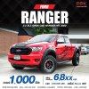 2020 FORD RANGER 2.2 XLT HI-RIDER OPEN CAB