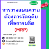 หลักสูตร การวางแผนความต้องการวัตถุดิบเพื่อการผลิต (Material Requirements Planning)