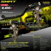 SMRT M-07CC ปั๊มเบรกบนซ้ายขวา CNC ก้านพับได้ ปั๊มบนแต่ง มอเตอร์ไซค์ Universal