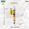โช๊คหลัง ohlins HO018 สำหรับ Forza350 Forza300