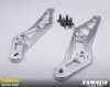 FORZA350 ขาชิวแต่งcnc สีเงิน