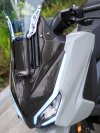 หลังชิวคาร์บอนผ้า"Italy" ลาย2เงา สำหรับ FORZA350 ปี2023-ปัจจุบัน