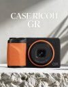 CASE RICOH GRIIIX GRIV BLACK SHELL CASE BODY & ORANGE GRIP
