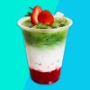 Iced Strawberry Matcha Latte