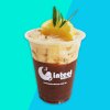 Ice Bubble Peach Americano