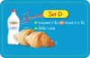 - Set D1 -  น้ำดื่ม 1 ขวด และครัวซองต์ 2 ชิ้น