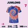 ชื่อสินค้า   เสื้อยืดคอกลมผ้ามัดย้อม พรีเมี่ยม Top 2) - , M, XL, 2XL,3XL,