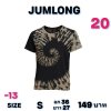 เสื้อยืดคอกลมผ้ามัดย้อม พรีเมี่ยม Top 5) - S,XL,XL,