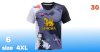 AA-5) เสื้อคอกลมพิมพ์ลายแห้งไว ยืดหยุ่นรองรับทุกการเคลื่อนไหว