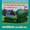 ผ้าใบผ้าร่มอเนกประสงค์ชนิดบางเบาขอบฝังเชือกตอกตาไก่ใช้คลุมสิ่งของได้ทุกอย่างกันน้ำได้ 100% หมวดหมู่ที่ ( 4 ) สี เขียว มี 6 ขนาด 3X8-3X7-3X6-3X5-3X4-3X3 กดภาพสั่งซื้อได้เลย-มีปลายทาง
