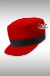หมวกแก๊ป มารีน สีแดง แต่งดำ