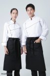 ผ้ากันเปื้อน ครึ่งยาว มาสเตอร์ สีล้วน