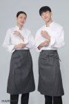 ผ้ากันเปื้อนเชฟ ผ้ากันเปื้อนเสิร์ฟ ครึ่งยาว ลาย GM