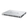 S5500-48GP4XF :  48× 10/100/1000 Mbps RJ45 Ports (all support PoE+) • 4× 10G SFP+ Slots • 1× RJ45 Console Port • 1× Micro-USB Console Port