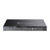 SG6428XHP : Omada 24-Port Gigabit Stackable L3 Managed PoE+ Switch with 4 10G Slots 24× Gigabit PoE+ Ports 4× 10 Gbps SFP+ Slots