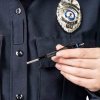 ASP HANDCUFF KEY THIN BLUE LINE PEN STYLE