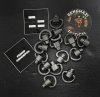 Ferro​ Concepts D Loop Heavy Duty Push Button QD Swivel 1"