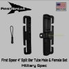 First Spear 4" Split Bar Tube Male & Female Set