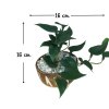 ต้นไม้เลื้อยปลอมประดิษฐ์ขนาดเล็กในกระถางเซรามิก 3.5 นิ้ว Artificial plant in ceramic pot.