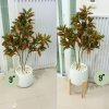 ต้นโกสนปลอมต้นไม้ประดิษฐ์ขนาดใหญ่กระถางเบลล่า 9 นิ้ว Artificial / Fake Croton Plant