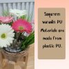 ดอกเยอบีร่าปลอมในตะกร้าสานหวายเทียม (พลาสติก)ขาไม้ Artificial gerbera(copy)