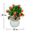 ต้นส้มปลอมต้นไม้ประดิษฐ์ในกระถางดินเผา5นิ้ว Artificial orange tree