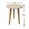โต๊ะกลมขนาดเล็กทรงขายาว โต๊ะวางของ Small round table