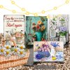 ป้ายสังกะสีวินเทจลายดอกไม้ 6 ลาย Vintage Metal Sign with Floral Design 6 Patterns