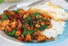 ข้าวไก่ผัดโหระพา