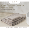 Jviva 100% bamboo fiber towel for drying hair (15x30 inches)