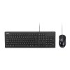 ASUS U2000 Wired Keyboard and Mouse Set -Black