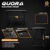 โต๊ะเล่นเกม Neolution E-sport QUORA 100cm Carbon Kevlar Gaming Desk Black