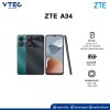 ZTE Blade A34 (4+64GB) หน้าจอหยดน้ำใหญ่ 6.6 นิ้ว HD+ แบตเตอร์รี่ขนาด 5000mAh Unisoc octa-core [รับประกันสินค้าศูนย์ไทยแท