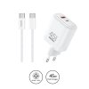 REMAX USB Charger U60-AC45W (White,Set)