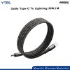 remax cable type c to lightning 1m.rc-c02 black