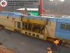 Re-gauge of Tamping Machine 08-275 & Follow Car Re-gauge of Tamping Machine 08-275 & Follow Car