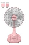 F-1012#พัดลมตั้งโต๊ะ 16 นิ้ว (สีชมพู)