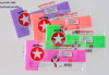 ถุงคล้องแก้วคละสี(100ใบ)./ตราดาว 10ชิ้น/แพ็ค ราคา20บาท