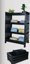 SH541-BK#ชั้นวางของเนโกะ 4ชั้น สีดำ