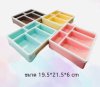 P411#ถาด 5 ช่อง  12ชิ้น/แพ็ค ราคา25บาท