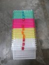 NO.924/2#ตะกร้าเหลี่ยมกลาง 1*2 12ชิ้น/แพ็ค ราคา25บาท