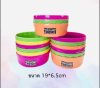 P19/1*3#ขันน้ำ 19 ซม. แพ็ค3 12ชิ้น/แพ็ค ราคา25บาท