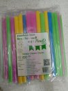 PureDหลอดจัมโบ้คละสี ขนาด12.6*210 (100 เส้น)