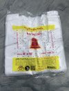 ถุงหูหิ้วตราระฆัง 8*16 ขาว 10 แพ็ค /มัด ราคา 15 บาท