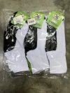 B-73005XL#ถุงเท้านักเรียนพื้นดำกันลื่น9-12 12 ชิ้น /แพ็ค ราคา 15 บาท