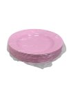 J8-1#จาน8 สีชมพู 12ใบ /โหล ราคา 10 บาท