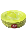 P9001-9#จานทรงลึก 9นิ้ว สีเขียว 12ชิ้น /โหล ราคา 25 บาท