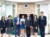 The administrative member of Ramathibodi School of Nursing, Faculty of Medicine Ramathibodi Hospital, Mahidol University, welcomed the delegates from the University of California, San Francisco, the United States of America. The administrative member of Ramathibodi School of Nursing, Faculty of Medicine Ramathibodi Hospital, Mahidol University, welcomed the delegates from the University of California, San Francisco, the United States of America.