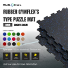 Rubber Flooring Gymflex's Type Puzzle Mat