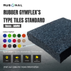 Rubber Flooring Gymflex's Type Tiles Standard
